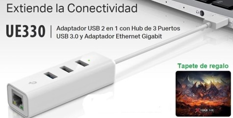 ADAPTADOR USB 3.0 C/ ENTRADA RJ45